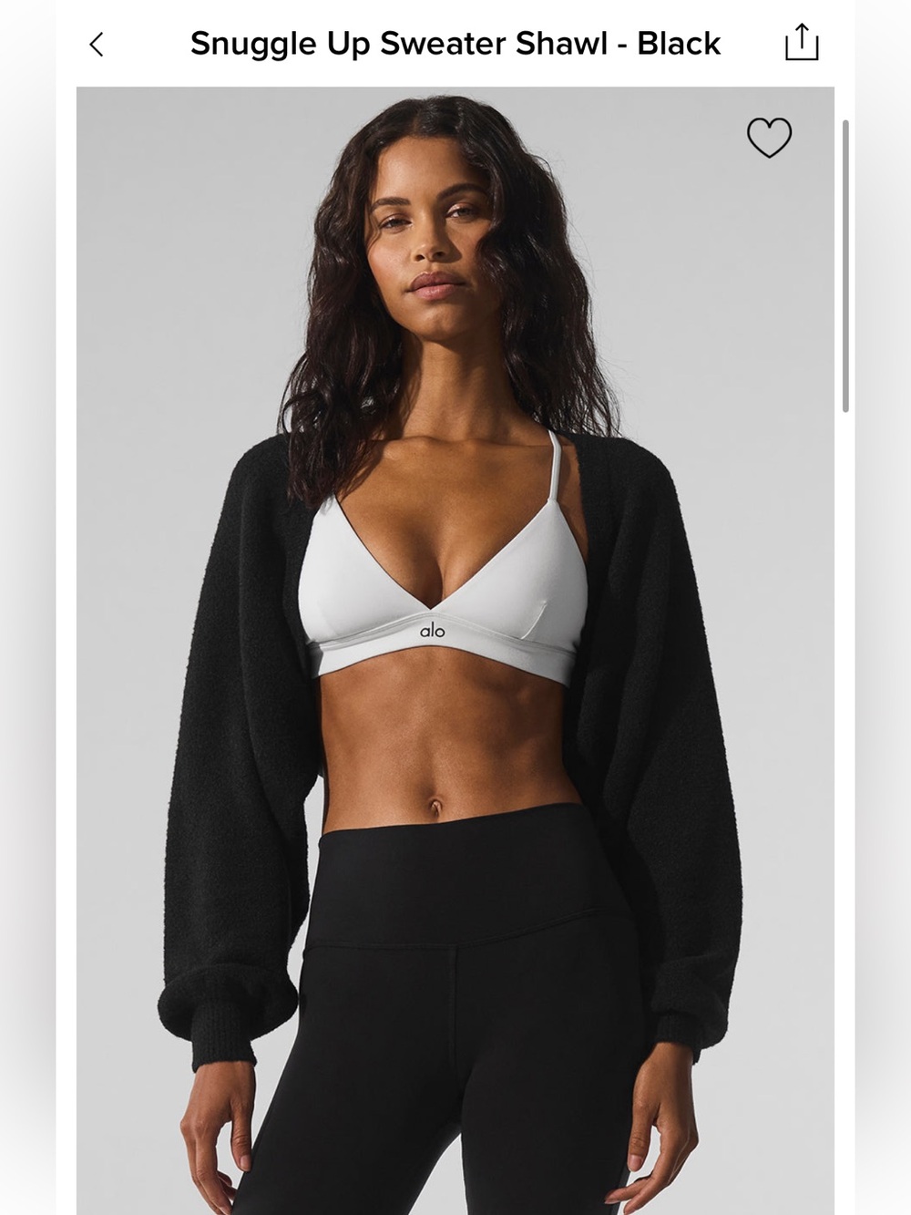 Alo Yoga NWT Snuggle Up Sweater Shawl